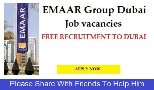 EMAAR Properties Hiring Latest Job Vacancies in Dubai