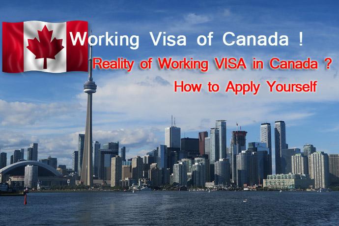 How to Apply Working Visa of Canada Yourself