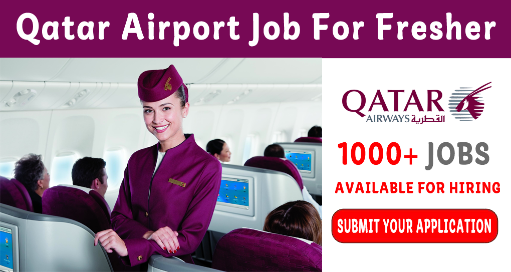 Qatar Airport job for fresher